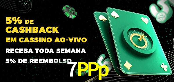 Promoções do cassino ao Vivo 7PPp
